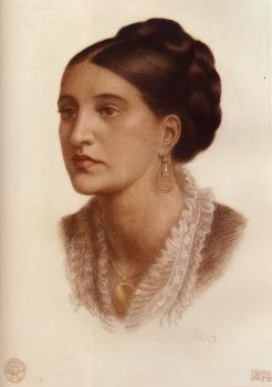 但丁 加百利 羅塞蒂 Portrait Of Mrs Georgina Fernandez
